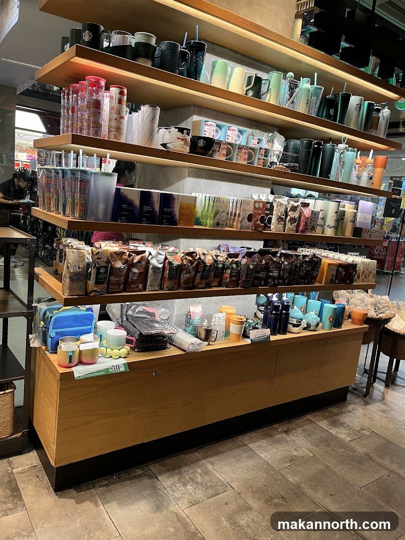 Starbucks Merchandise Display
