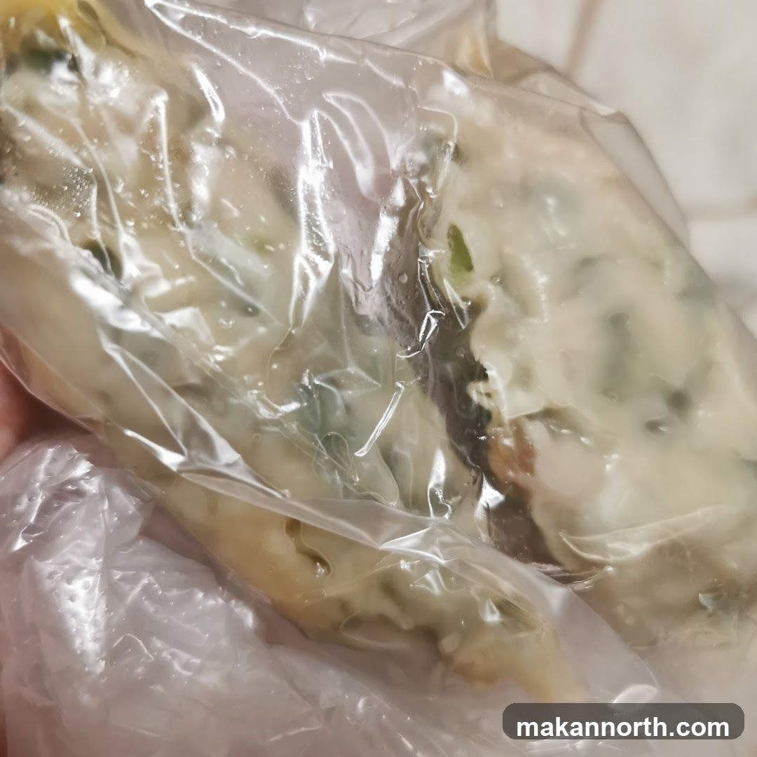 Food in plastic packaging