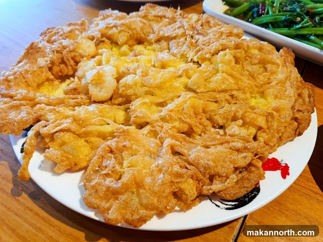 Crispy Omelet with Shrimp