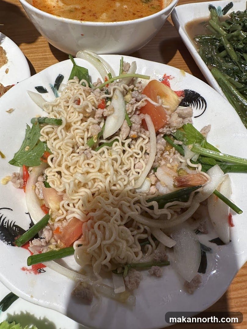 Noodle Salad with Pork and Shrimp
