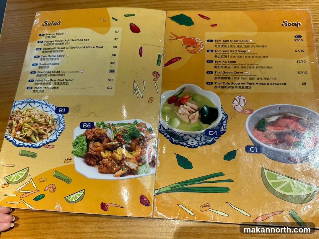 Salad and Soup Menu