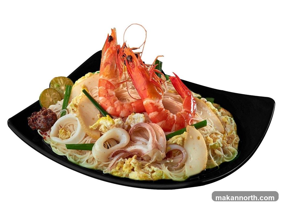 Seafood Noodle Dish