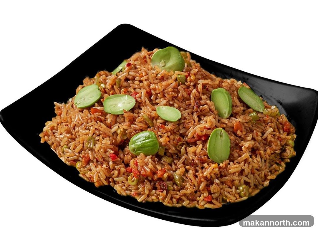 Fried Rice with Bitter Beans