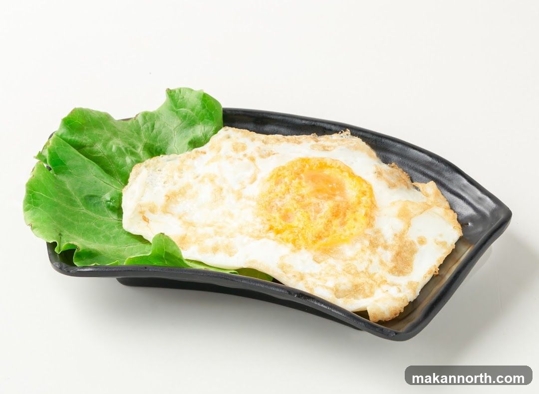 Fried Egg on Lettuce