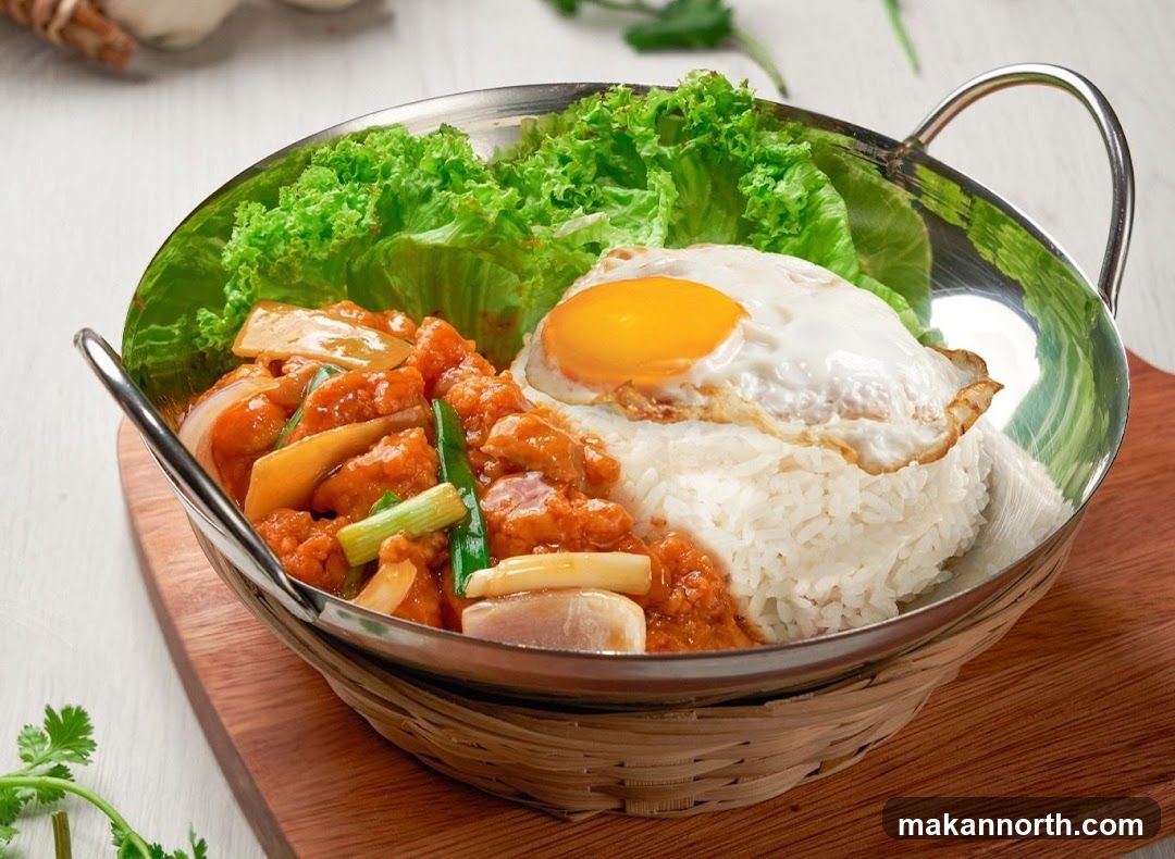 Chicken Rice Bowl with Fried Egg