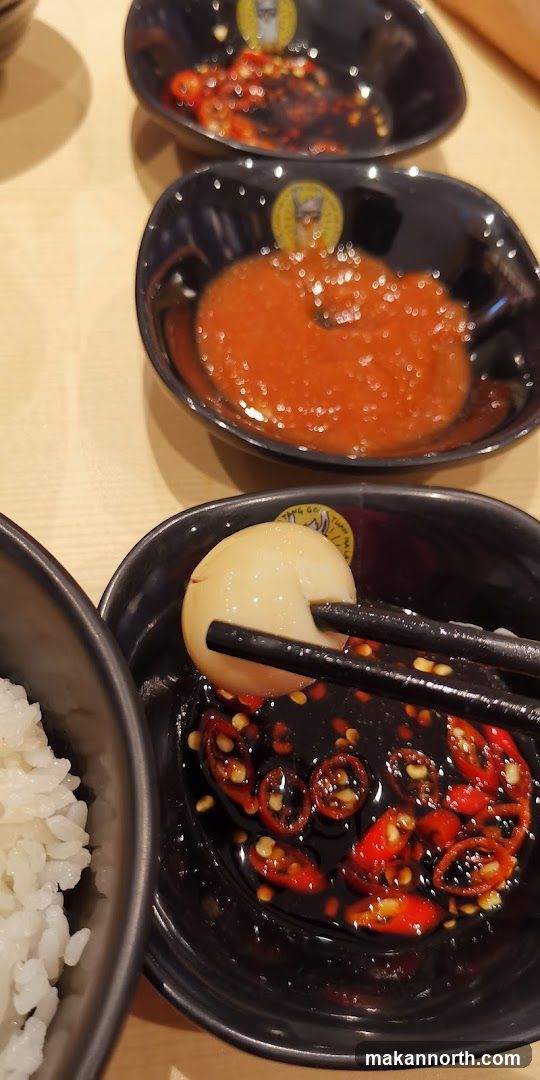 Dipping Sauces with Quail Egg
