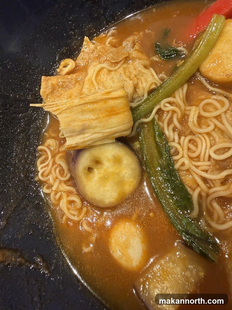 Noodle Soup with Eggplant and Tofu Skin