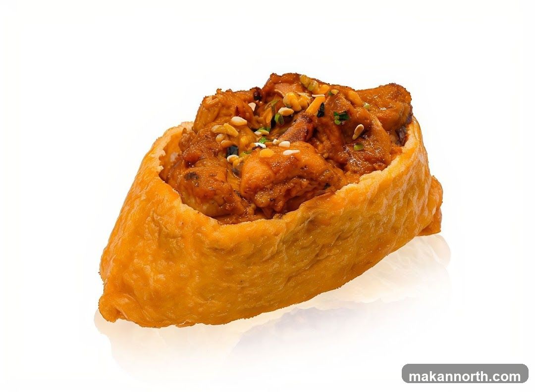 Inari Sushi with Chicken Filling
