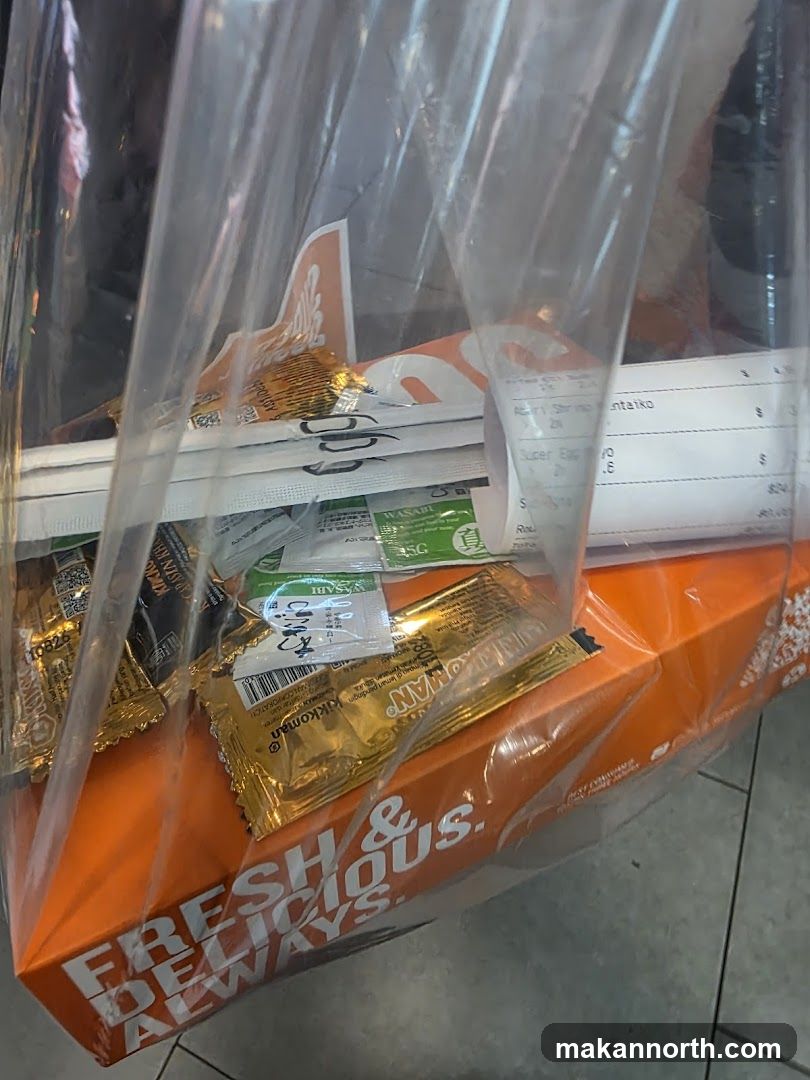 Takeout Bag Contents