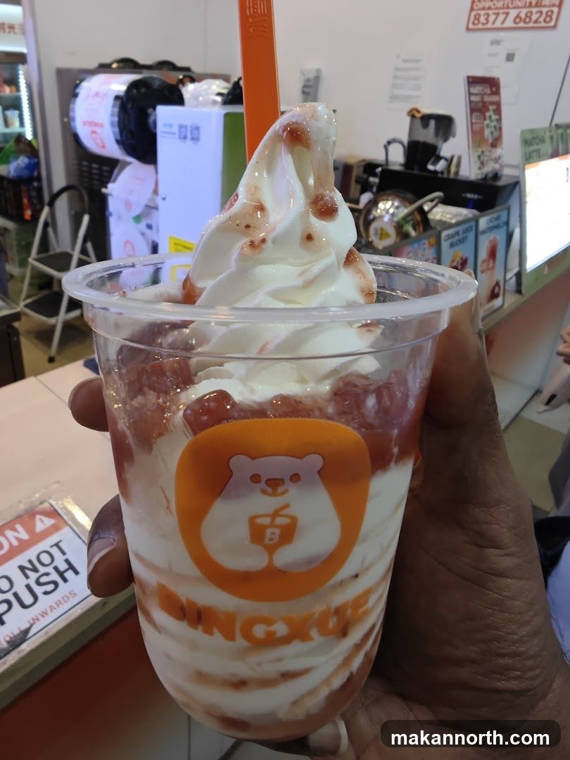 Strawberry Soft Serve Ice Cream
