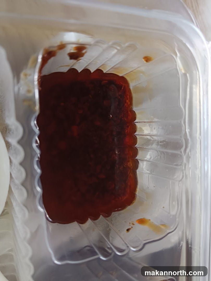 Chili Sauce in Container