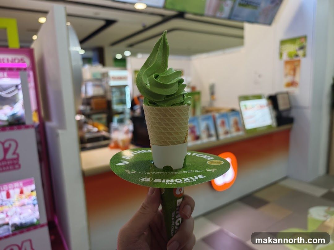 Matcha Ice Cream Cone