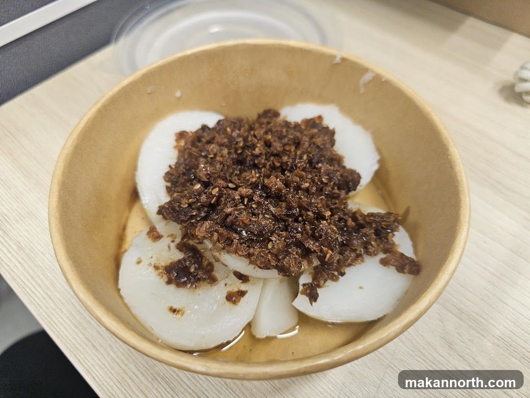 Radish Cake with Toppings