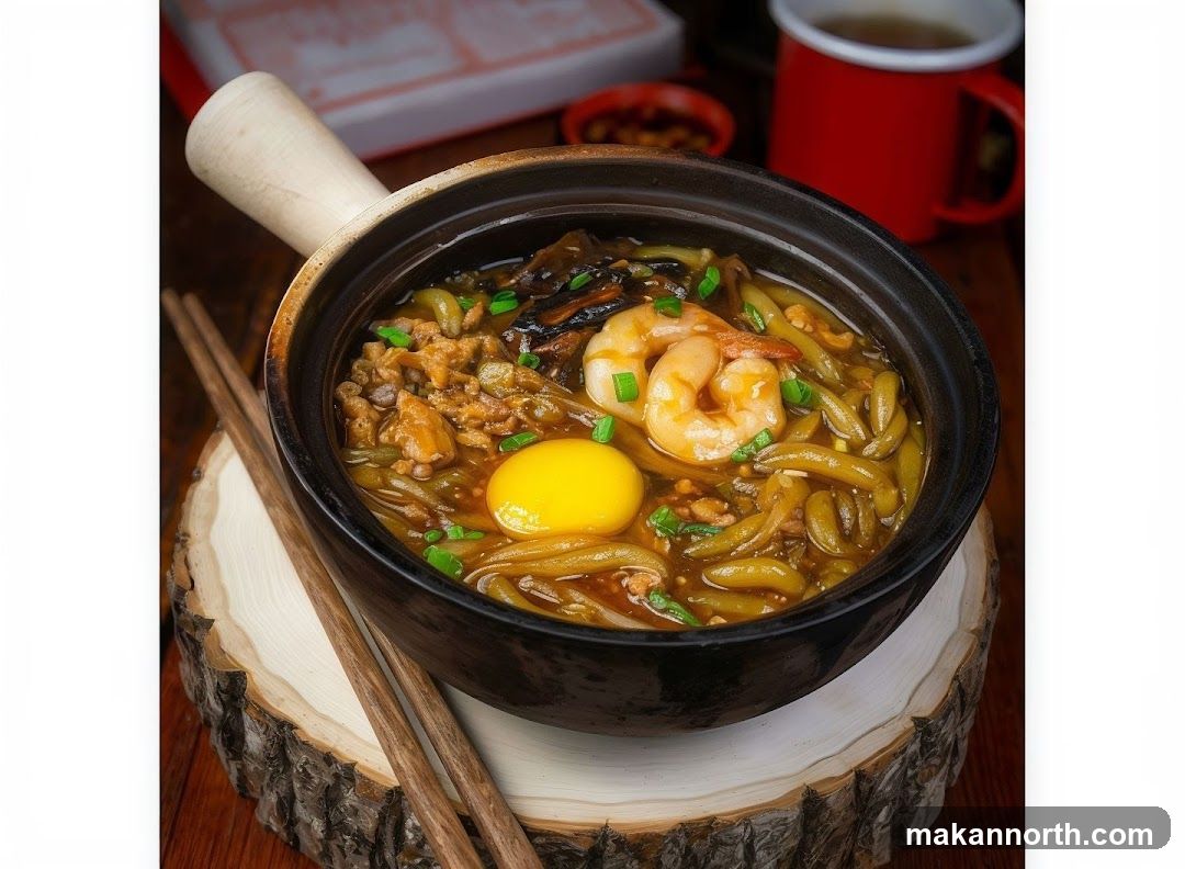 Noodle Soup with Shrimp and Egg
