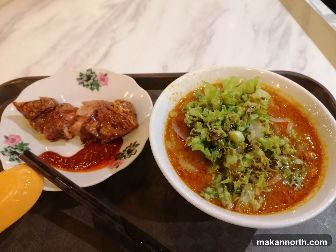Laksa and Fried Dish