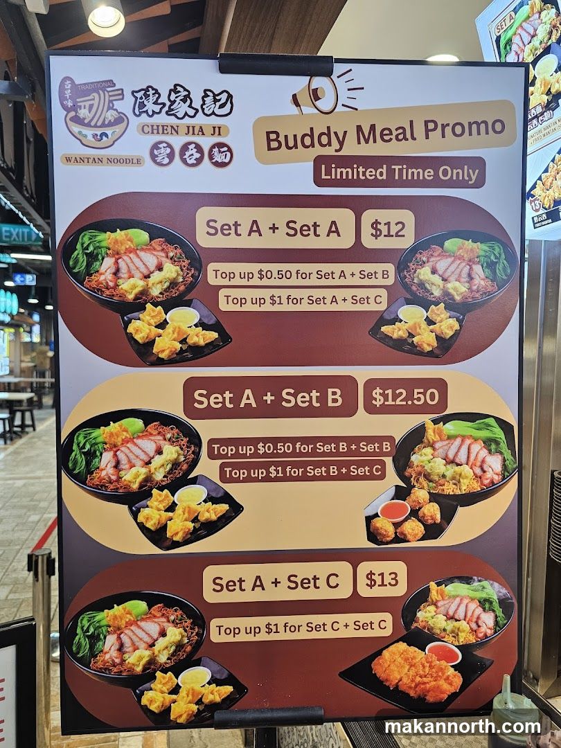 Chen Jia Ji Buddy Meal Promo