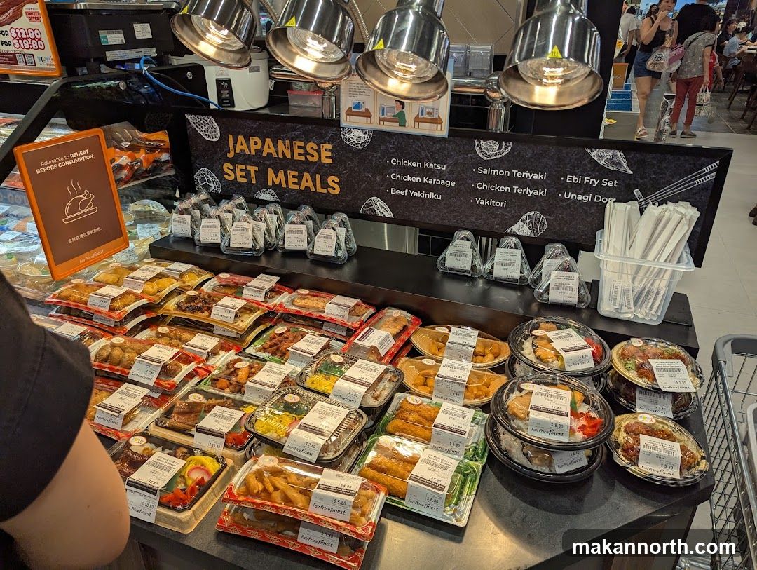 Japanese Set Meals Display
