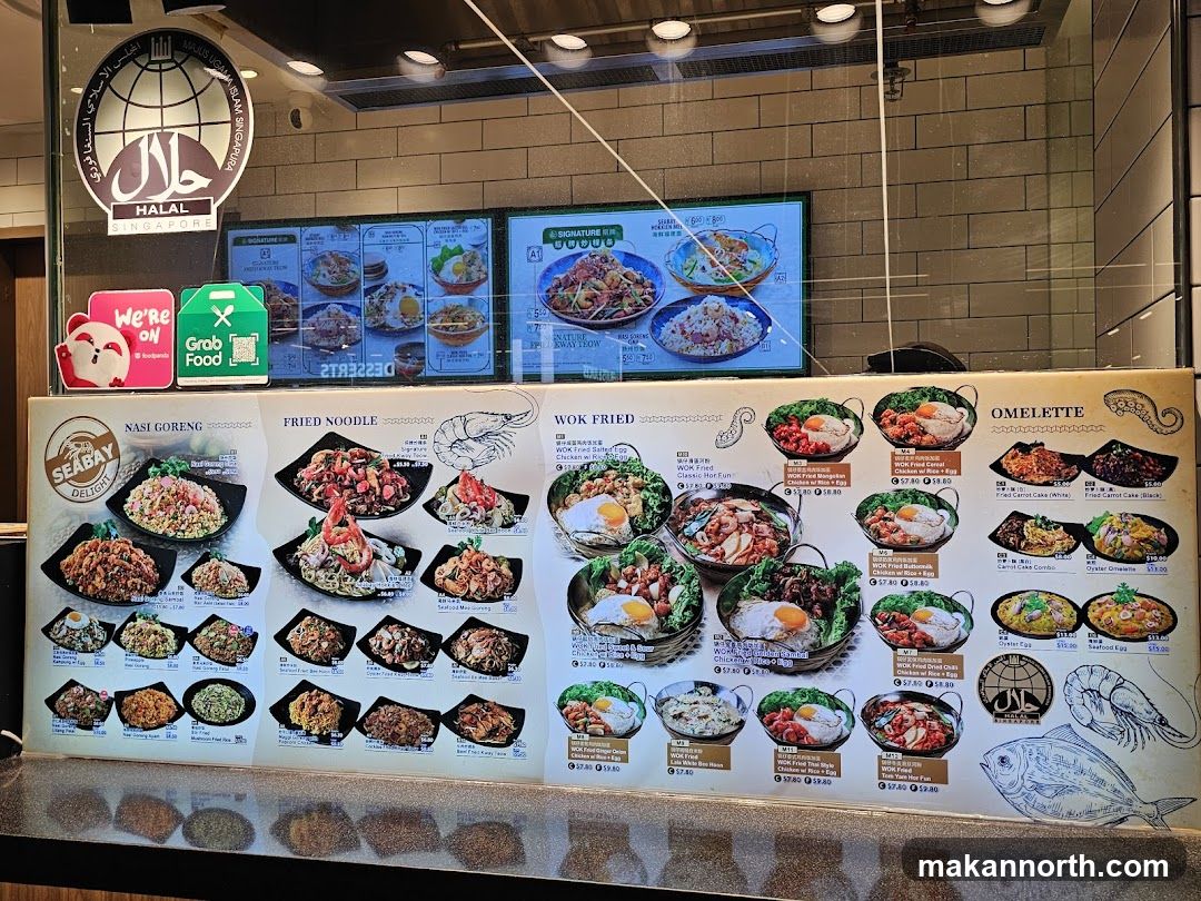 Seabay Delight Menu