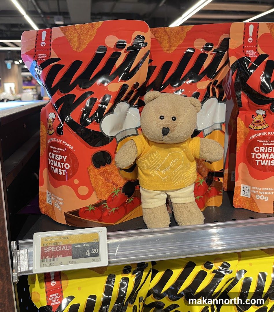 Plush toy with snacks