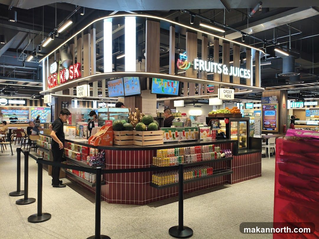 Kopitiam and Fruits & Juices Stall