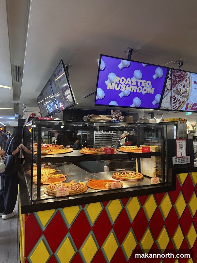 Pizzas on Display