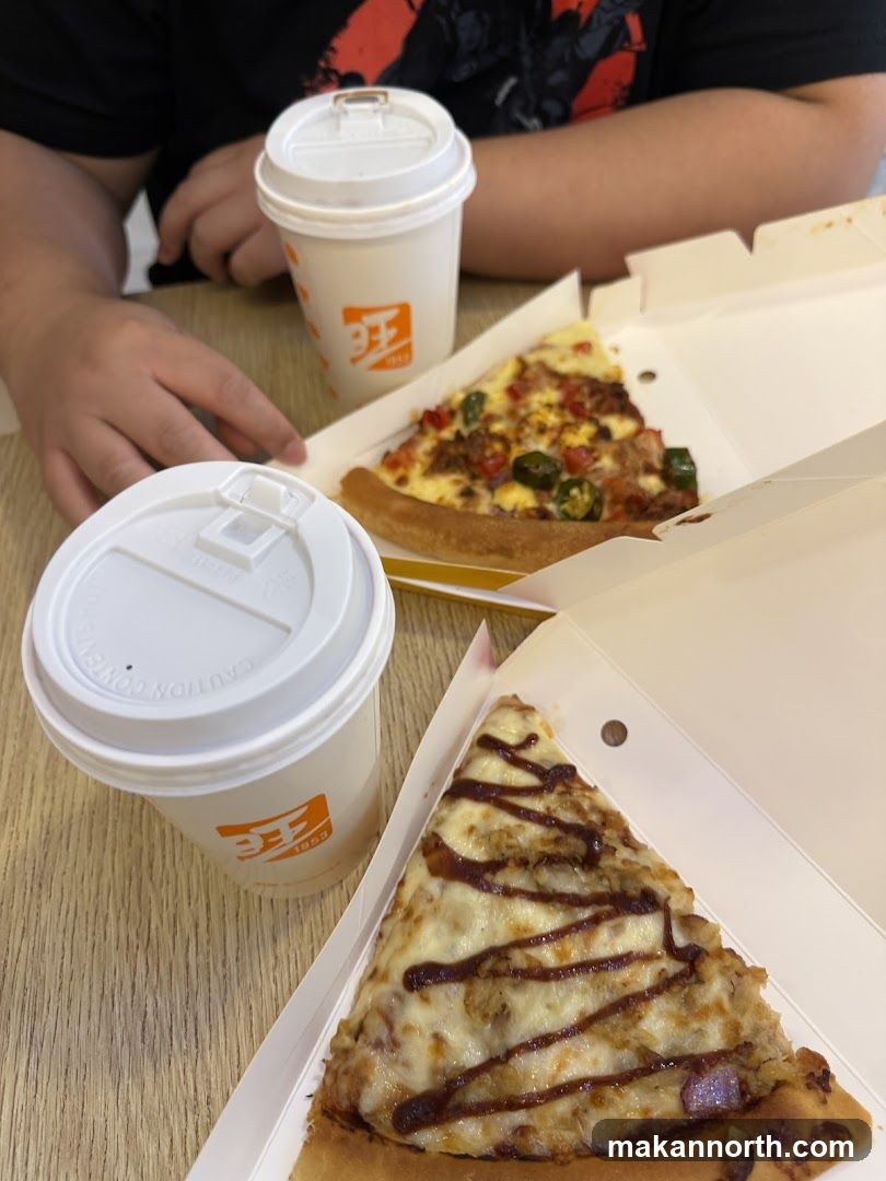 Pizza and Drinks