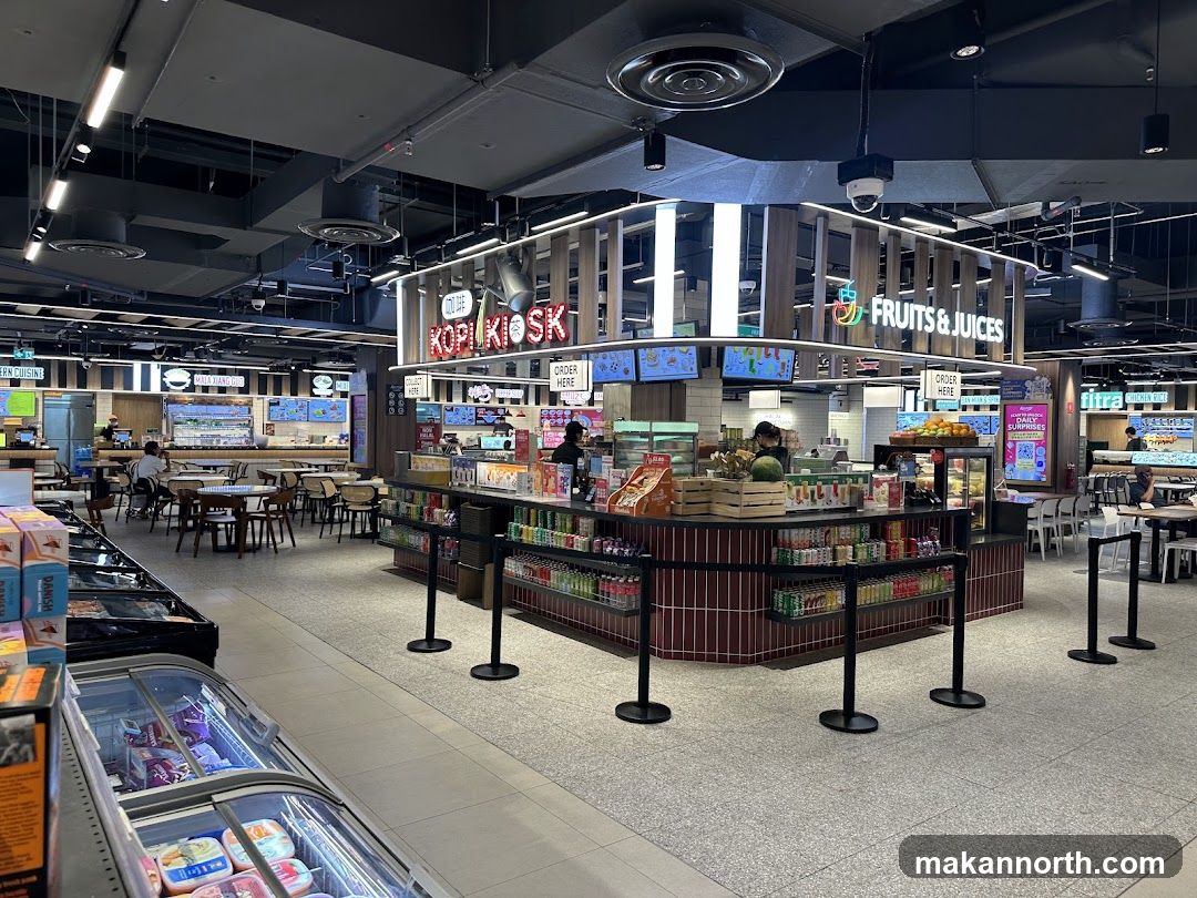 Food court with various stalls