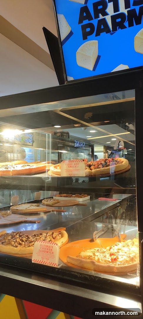 Pizzas on Display