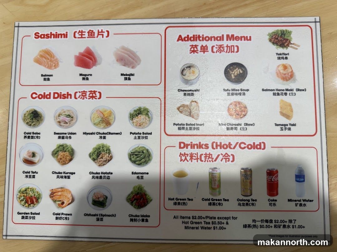 Japanese Menu