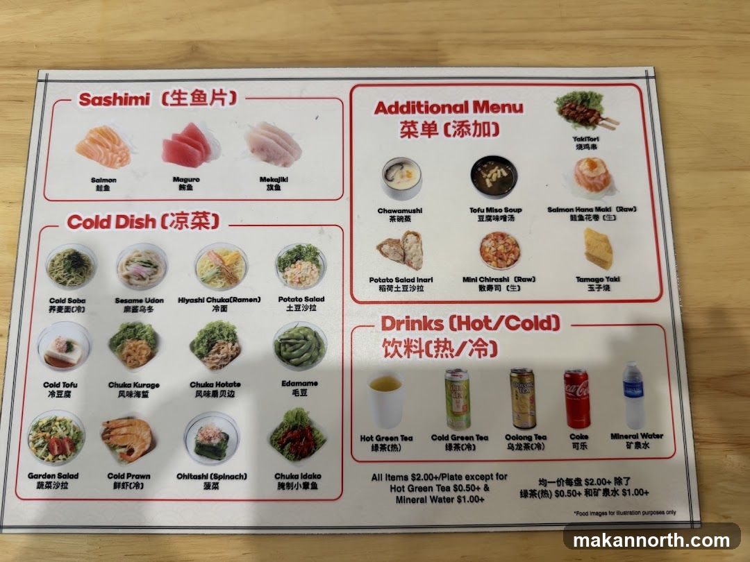 Japanese Menu
