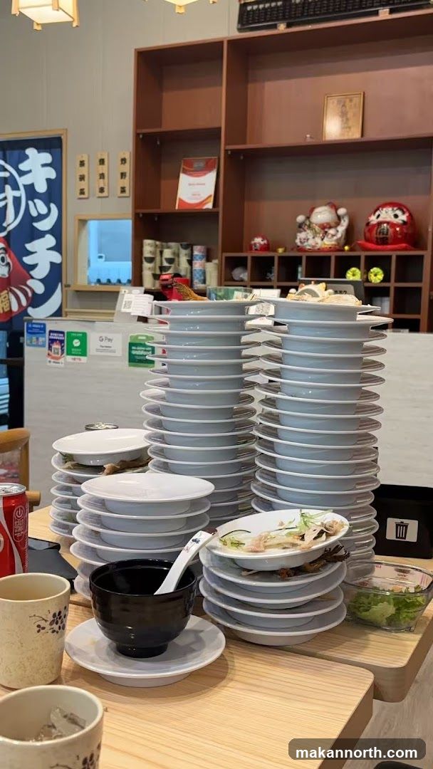 Stacks of Dirty Dishes