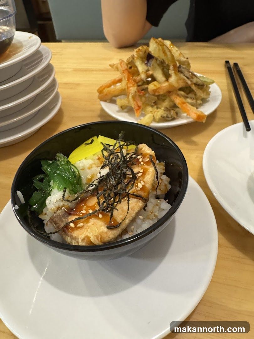 Japanese Rice Bowl and Tempura