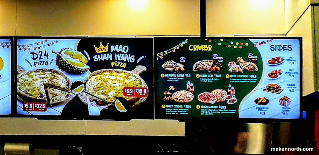 Pizza Menu