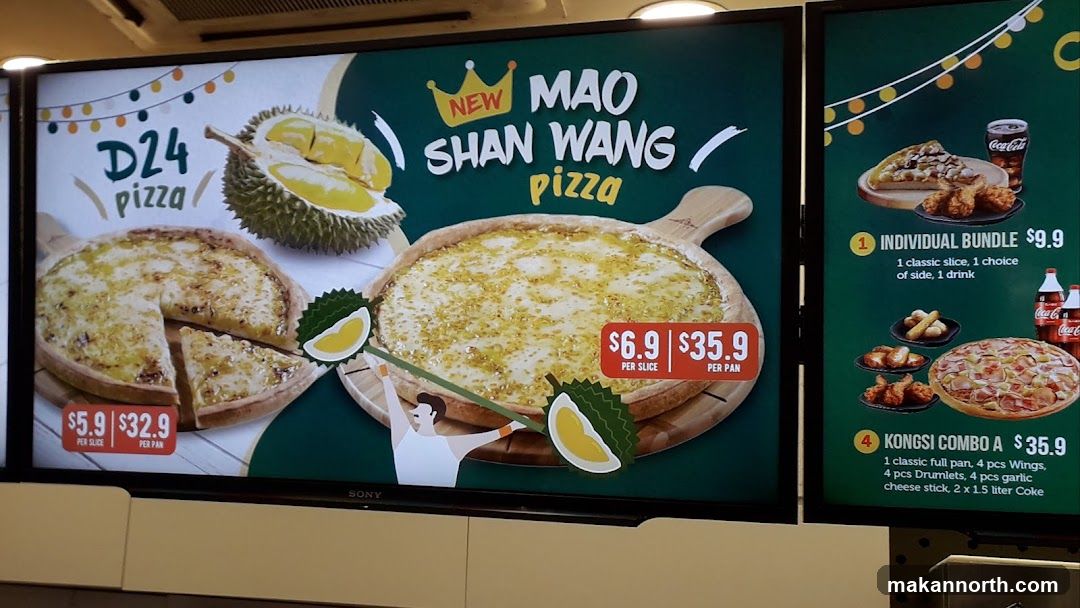 Pizza Menu Display