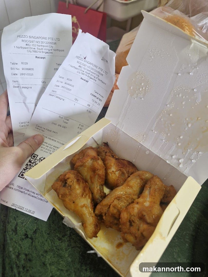 Chicken Wings and Receipts