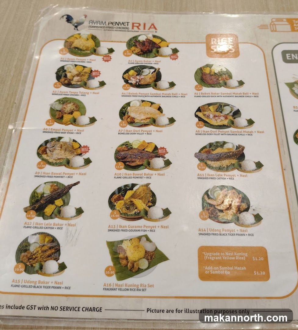 AYAM PENYET RIA