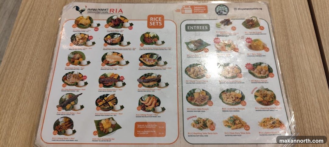 AYAM PENYET RIA