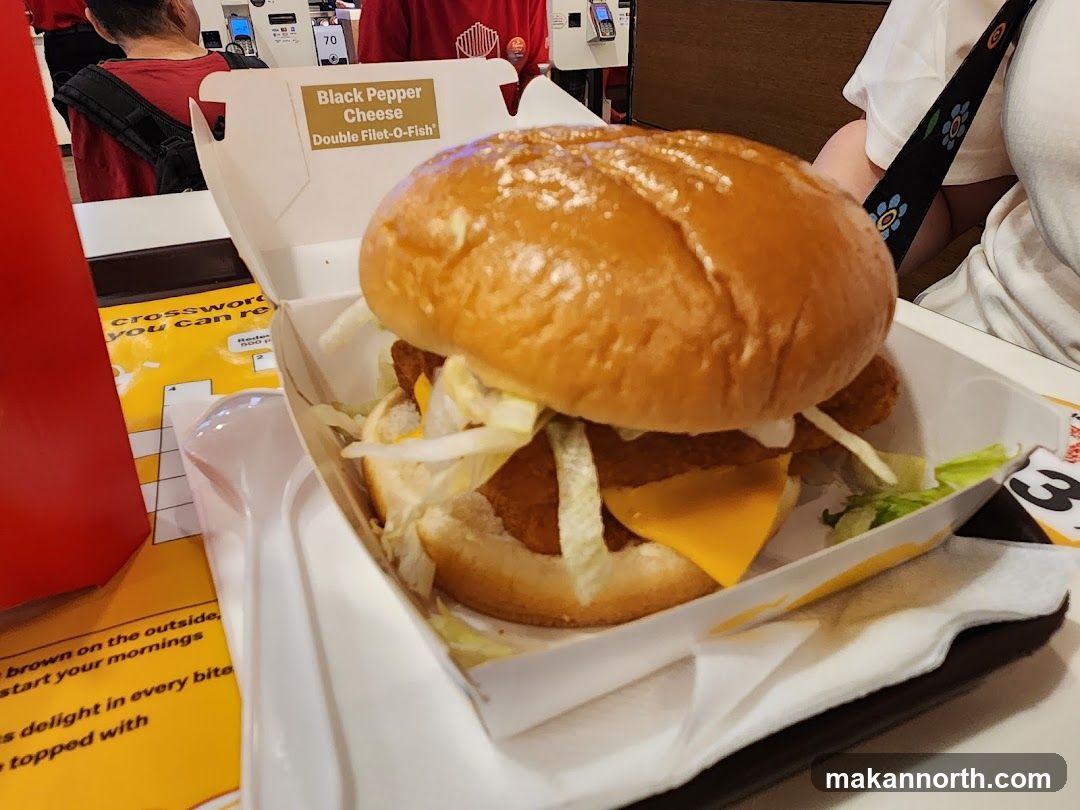 Black Pepper Cheese Double Filet-O-Fish
