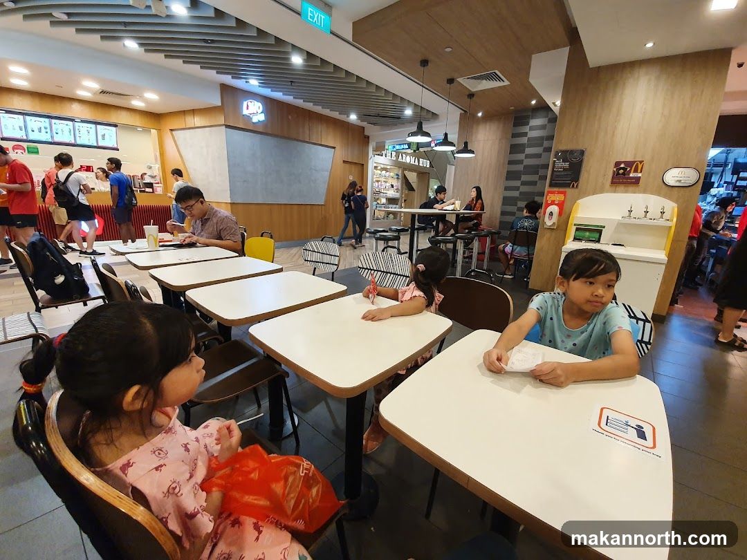 Diners at McDonald's