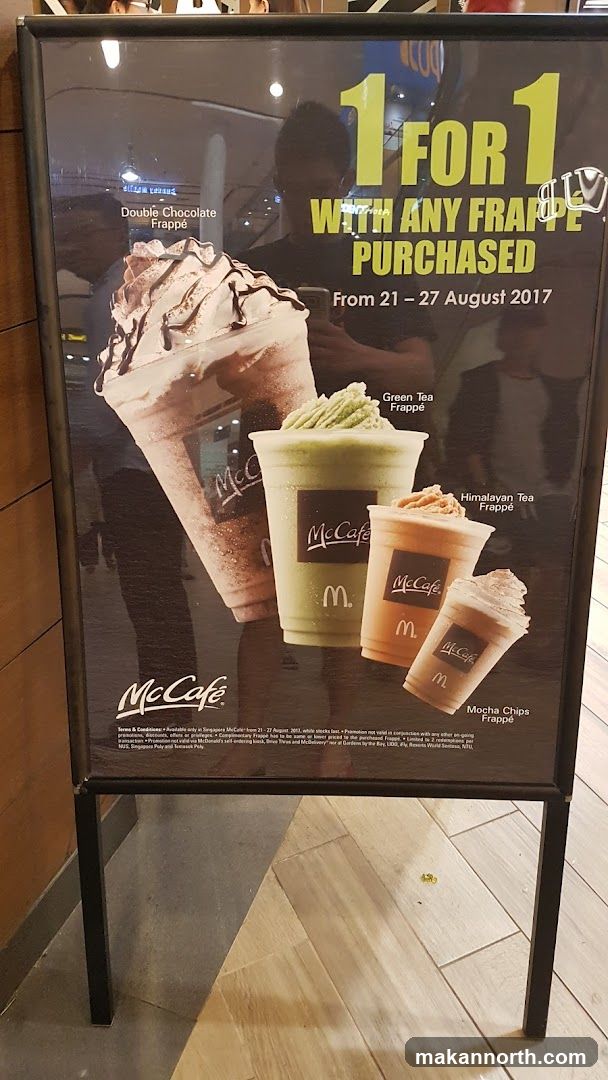 McCafé 1-for-1 Frappé Promotion