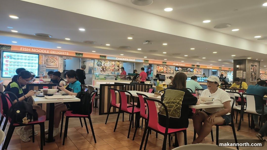 Food court with various stalls