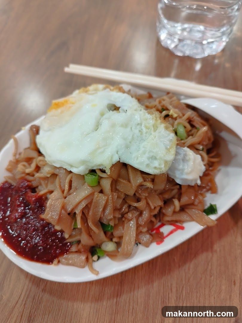Noodles with Fried Egg and Chili Paste