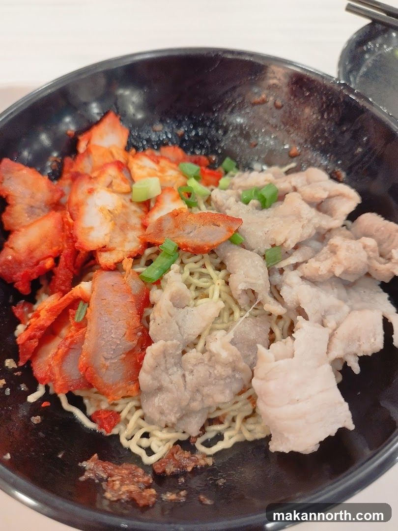 Noodles with Char Siu and Sliced Pork