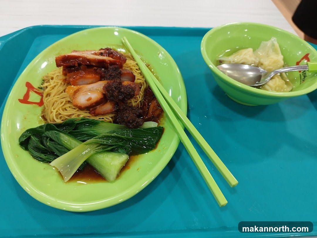 Char Siew Noodles with Wontons