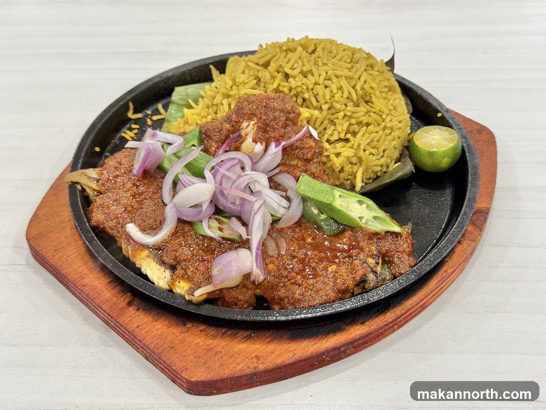 Sizzling Fish with Rice