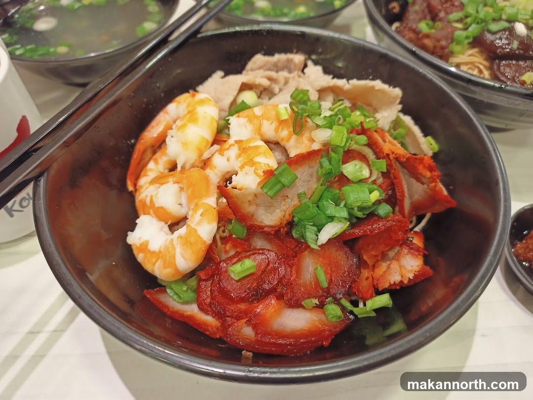 Shrimp and Char Siu Noodles