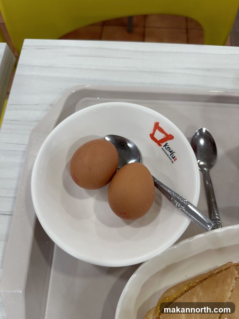 Two Boiled Eggs and Toast