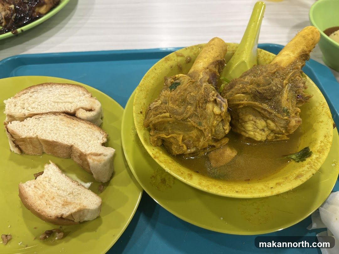 Lamb Shank Soup with Bread