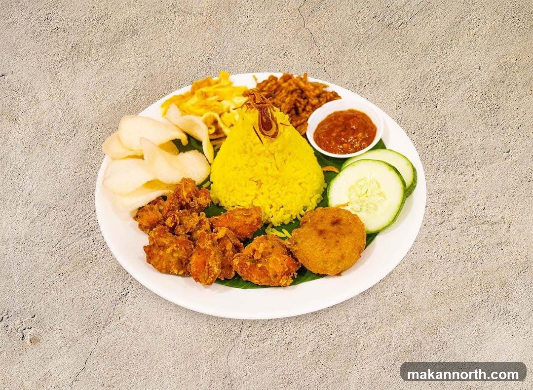 Nasi Kuning Platter