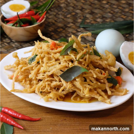 Crispy Fried Enoki Mushrooms